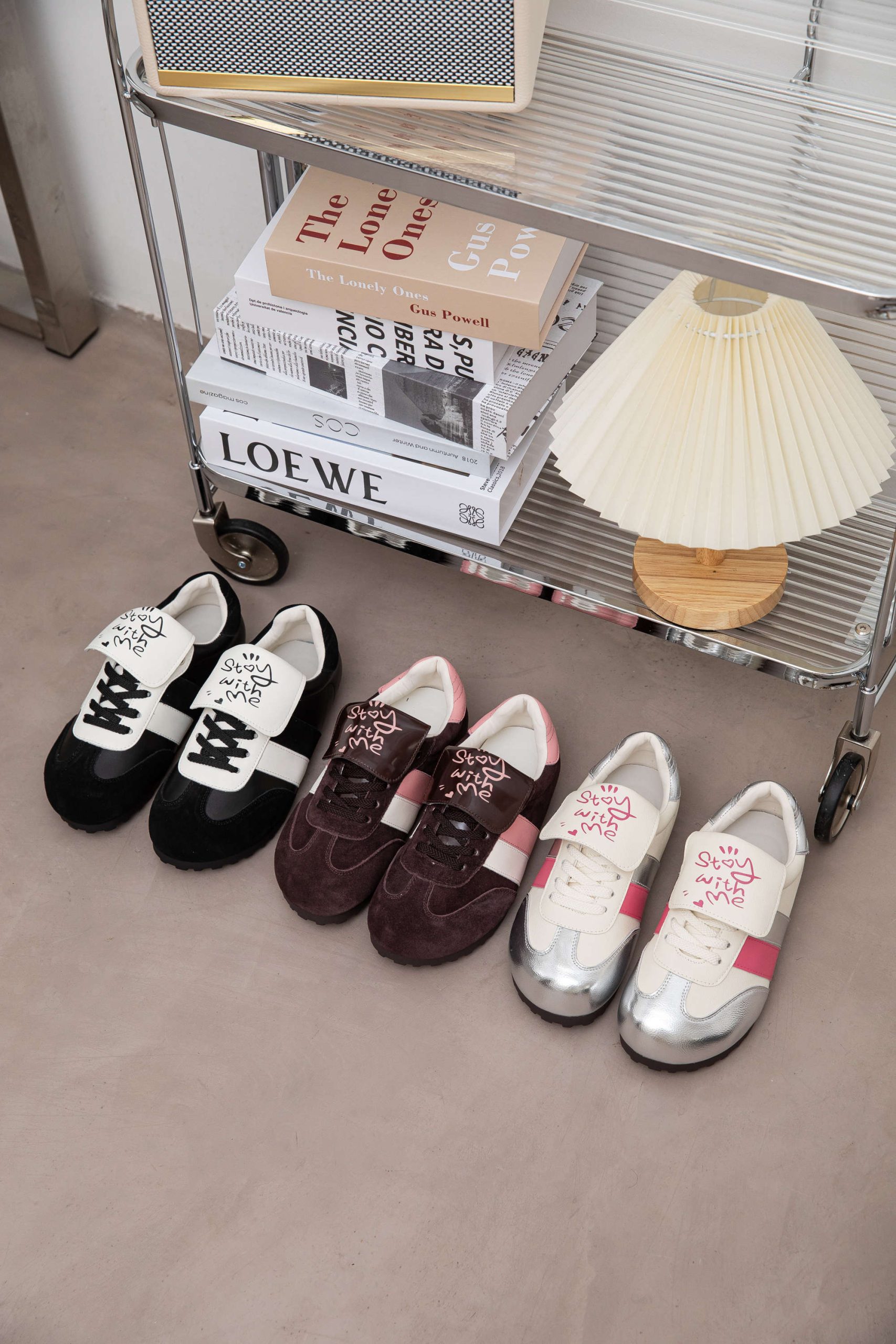 Genuine Puff Shoes Low Top 2023 Autumn Winter Long Tongue Lace Up De Training Shoes Ugly Cute Casual Sports Shoes White Shoes Women
